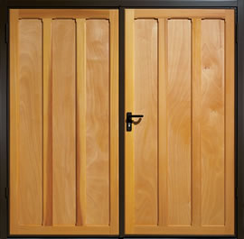 Garador Seymour Timber Panel Side-Hinged Garage Door